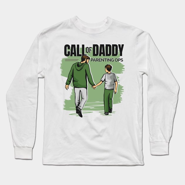 Call of Daddy Long Sleeve T-Shirt by tommytyrer